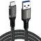 10FT USB A to USB C Cable, 10Gbps Data Transfer, 60W Fast Charging for Samsung Galaxy S22, iPad Pro, and more.