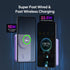 Electric Suction Power Bank, 5000mAh Wireless Charger, 22.5W Fast Charging, USB-C Cable, for iPhone 15/14/13/12, Purple