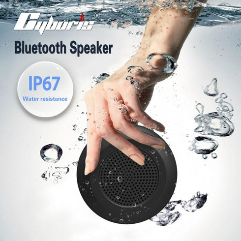 Portable Bluetooth Speakers, IPX7 Waterproof Wireless Small Shower Speaker, Hands-Free Calling, Bluetooth 5.3