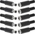 5Pcs Replacement Male Plug Power Supply Ends DC 5.5x2.1mm with 5Pcs DC Female Jack Solder Type DIY Connector