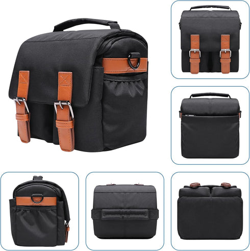XANAD DSLR Camera Bag, SLR/Mirrorless Case for Sony/Canon/Nikon/Samsung/Olympus/Pentax/Panasonic, Fits Sony Alpha7R V /