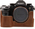 MegaGear Genuine Leather Half Case for Sony Alpha A7 III, A7R III, A9
