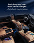 Rocoren 70W USB C Car Charger, 4-Port for Family Travel, PD 35W & QC3.0 30W Super Fast Charging for Multiple Devices