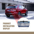 dawfall 1 PC Car Reversing Camera License Plate Frame Bracket, Waterproof Driving Recorder Rear View Camera License