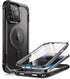 i-Blason Ares Magnetic iPhone 15 Pro Max Case, MagSafe with Built-in Screen Protector, Military-Grade Protection, Clear