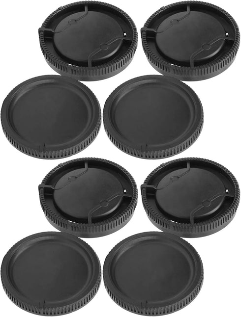 4Pcs Lens Rear Back Cover & Body Front Cover Cap Set for Sony A Mount Lens Camera