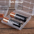 Battery Case for AA/AAA Batteries: Compact Portable Organizer Storage Case, Clear Protective Plastic for Home/Travel (4