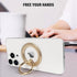 Guppy 360 17 16 15 14 13 12All-Gold Magnetic Phone Ring Holder, Glitter Magnet Finger Ring Grip Stand Holder, Rotation