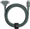 Native Union Belt Cable Duo – 5ft Ultra-Strong Braided Charging Cable for Lightning & Type-C Devices (Slate Green)