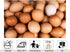 KeyWork 10x7ft Brown Egg Backdrop Farm Produce Photography Background for Party Rustic Farmhouse Themed Events
