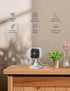 GNCC 2K 2.4G/5G 2 4Pack Cameras for Home Security Indoor, Pet Cam with Phone App, Mini Dog Camera w/Motion Detection