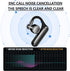 Bluetooth Earpiece V5.4 - Single Ear Headset with Noise Cancellation, 35 Hours Talk Time, Compatible with iPhone &