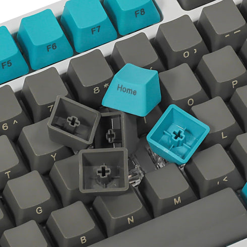 Happy Balls Keycaps, Side/Front Print PBT Keycap Set OEM Profile for 60%/87 TKL/104/108 MX Switches Mechanical Keyboard