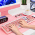 91PCS Udefineit Long Nails Keyboard Stickers, Self-Adhesive Keyboard Bubbles for Long Nails Typing and Gaming