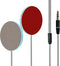 Wired Ultra Thin 4mm Pillow Speakers Stereo, Sleeping Music Headphones for Side Sleepers (3.5mm Jack)