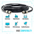 TechDirect RG6 4k 1FT 2FT 3FT 5FT 6FT 10FT 15FT 20FT 25FT 50FT Coaxial Cable - Made in USA for High Speed Internet