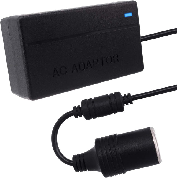 110V AC to DC 12V 2A Power Converter, Wall Plug to 12V DC Car Cigarette Lighter Socket Transformer