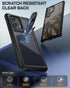 Poetic Guardian Case for Motorola Moto Edge 2024, 20FT Mil-Grade Drop Tested, Full Body Hybrid Shockproof Black