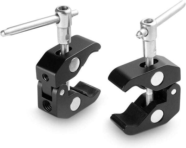 SmallRig Super Clamp (2 Pack), Magic Arm Clamp for DJI Ronin, Camera Monitor, LED Light