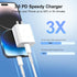 2 in 1 Charger Cable for Apple Watch and iPhone with USB C Block Wall Charger - Compatible with iPhone 14 13 12/Pad