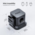 PZOZ 6 Pack Cord Organizer, Adhesive Charger Cable Clips, Wire Holder Keeper Organizer, Charging USB Cable Management for Home Office Desk Phone Car Wall Desktop Nightstand (Black)