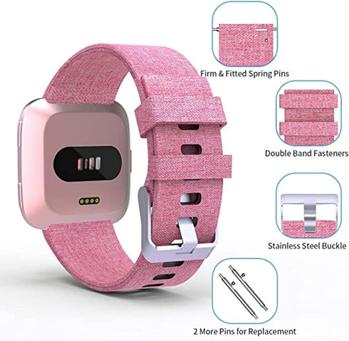 IDW13, IDW16, IDW19, IDW17 Smartwatch Bands - Lamshaw 22mm Breathable Nylon Woven Fabric Replacement Accessory Strap