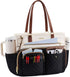 LOVEVOOK Tote Bag for Women, Work Bag with Large Cup Holder, Large Capacity