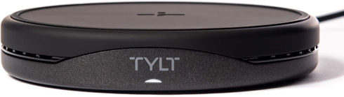 TYLT Crest | 10W Convertible Fast Wireless Charging Pad Compatible with Samsung, Apple, AirPods, and Other Android Qi