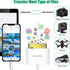DenicMic SD CF Card Reader - Compatible with iPhone 14 13 12 11 X XS/iPad, No Need App