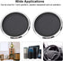 Wendry Speaker Covers - 1 Inch Metal & ABS Protective Grills Cover (2PCS)