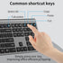 Wireless Keyboard and Mouse Combo, Slim Silent Keyboard and Mouse with USB Mini Receiver, Ergonomic Full-Size - Space