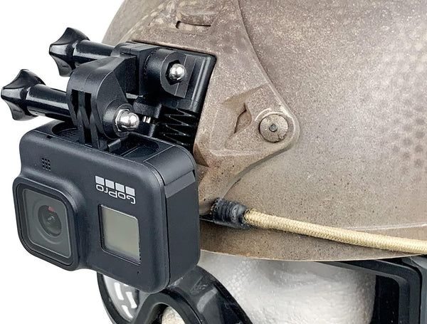 Adjustable NVG Helmet Mount for All GoPro Hero Cameras