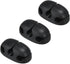 MECCANIXITY 3pcs Cable Clips - Cord Organizer for Desk, 3 Slots Silicone Adhesive Holders for USB Charging