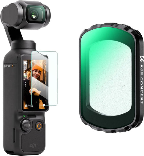 K&F Concept Magnetic Black Diffusion 1/8 Filter for DJI Osmo Pocket 3 Create Combo, Multi-coated Mist Dreamy Cinematic