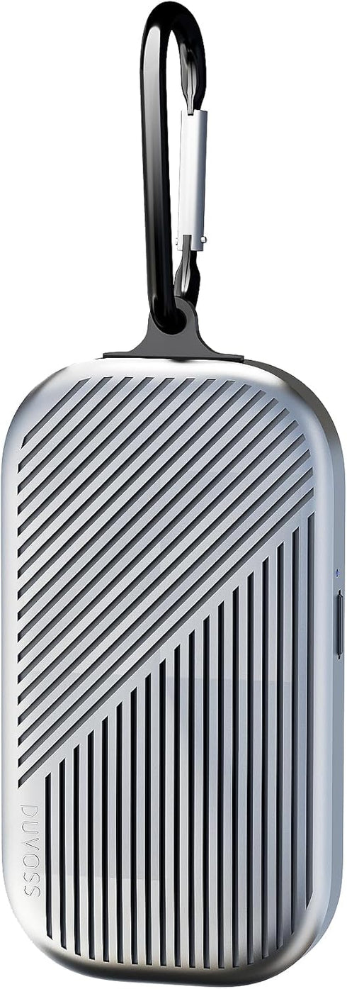 Portable Bluetooth Speaker, 0.5" Ultra Thin Mini Wireless Speaker with Integrated Carabiner, Waterproof for