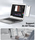 CloudValley Magnetic Phone Holder for Laptop, Designed for iPhone 16/15/14/13/12 MagSafe, Adjustable Side Mount