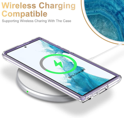 Esdot Rugged Case for Samsung Galaxy S22 Ultra, Military Grade Drop Protection with Fashion Designs