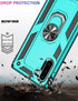 LUMARKE Galaxy Note 10+ Plus Case, Military Grade Heavy Duty Protective Phone Cover with Magnetic Ring Kickstand