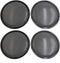 uxcell 4pcs 8'' Black Metal Protective Grill Cover for Car Speaker Subwoofer Mesh