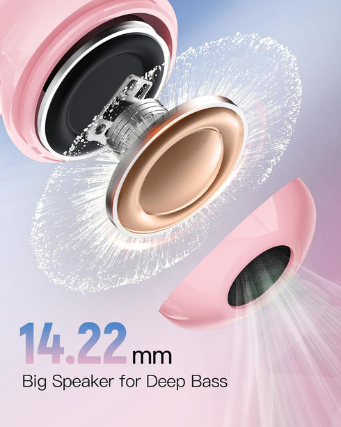 Wireless Earbuds Bluetooth 5.3 with 78Hrs Battery Life, Charging Case, LED Display, Waterproof, Microphone, Stereo