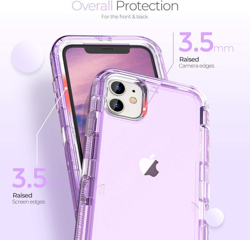 ORIbox iPhone 11 Case: Heavy Duty Shockproof Anti-Fall Clear Case