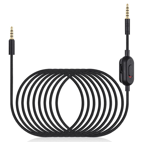 weishan G433 Aux Cord for Logitech Wired G233 / G Pro/G Pro X Gaming Headsets, 3.5mm Audio Cable with Inline Mute, 6.6ft