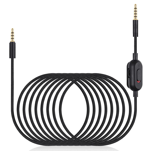 weishan G433 Aux Cord for Logitech Wired G233 / G Pro/G Pro X Gaming Headsets, 3.5mm Audio Cable with Inline Mute, 6.6ft