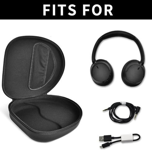 PAIYULE Case Compatible with Sony WH-CH720N WH-CH520 Noise Canceling Wireless Headphones Bluetooth Over The Ear Headset, Carrying Storage for JBL Tune 510BT/ for Edifier W820NB Plus (Box Only) (Black)