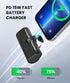 Small Portable Charger for iPhone, 5000mAh Mini Battery Pack with Built-in Metal Stand, MFi Certified Compact Power