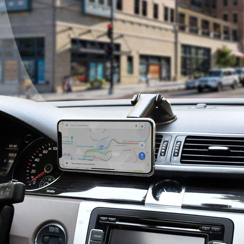 1Zero Magnetic Phone Car Mount with Quick Extension Arm, Hands-Free Windshield Holder for Car