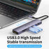 Loya Ark 4K60hz Pro,2 3.0 1 5Gbps 4K60hz 100W Charging,SD/TF3.0 USB C HUB,USB C to HD Multi-Port Adapter for MacBook