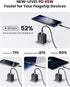 INIU 2-Port 45W S23 16 15 14 USB C Charger, Super Fast Charger Type C, Mini Foldable PD PPS USB C Wall Charger Block by