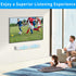 Soundbar Mount for Sonos Beam, Wall Mount Bracket Compatible with Sonos Beam Sound Bar, White