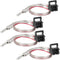NuIth 4PCS Front Rear Door Speaker Wiring Harness for Selected 1993-2008 GMC, 1994-2014 Chevy, 1984-2004 Buick
